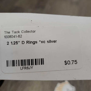 2 1.25" D Rings *xc