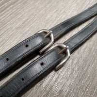 Adjustable Soft Leather Running Martingale, buckle, snap *vgc, mnr dirt, rubs & creases
