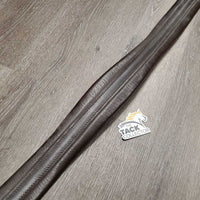 Thin Vinyl - Leather Girth, 1x els *gc, clean, loose thread/mnr undone stitch, stiff, rubs, stains, residue, mnr dirt