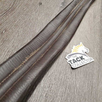 Thin Vinyl - Leather Girth, 1x els *gc, clean, loose thread/mnr undone stitch, stiff, rubs, stains, residue, mnr dirt