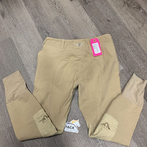 Euroseat Suede Knee Breeches *gc, seat: discolored & puckered, loose/undone seams, stretched knees