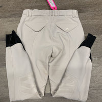 Euroseat Breeches *vgc/gc, mnr stains, threads, missing button, seam puckers, undone stitches, pulled seat seam
