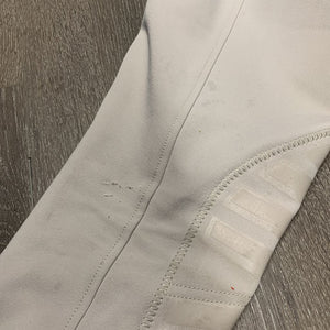 Euroseat Breeches *gc, undone stitches, mnr stains, snags, rubs, puckered waist