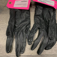 Pr Leather Mesh Show Gloves *vgc, clean
