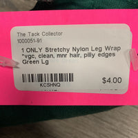 1 ONLY Stretchy Nylon Leg Wrap *vgc, clean, mnr hair, pilly edges
