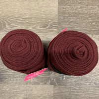 Pr Polo Wraps *gc, pilly, hair, shavings, thin, clean & mnr dirt, llinty