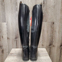 MENS Pr Dressage Boots, Zips, Blue Picador Boot Bag *gc, rubs, scuffs, scratches, dirt, scrapes