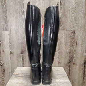 MENS Pr Dressage Boots, Zips, Blue Picador Boot Bag *gc, rubs, scuffs, scratches, dirt, scrapes