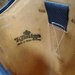 MENS Pr Dressage Boots, Zips, Blue Picador Boot Bag *gc, rubs, scuffs, scratches, dirt, scrapes