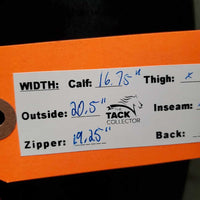 MENS Pr Dressage Boots, Zips, Blue Picador Boot Bag *gc, rubs, scuffs, scratches, dirt, scrapes