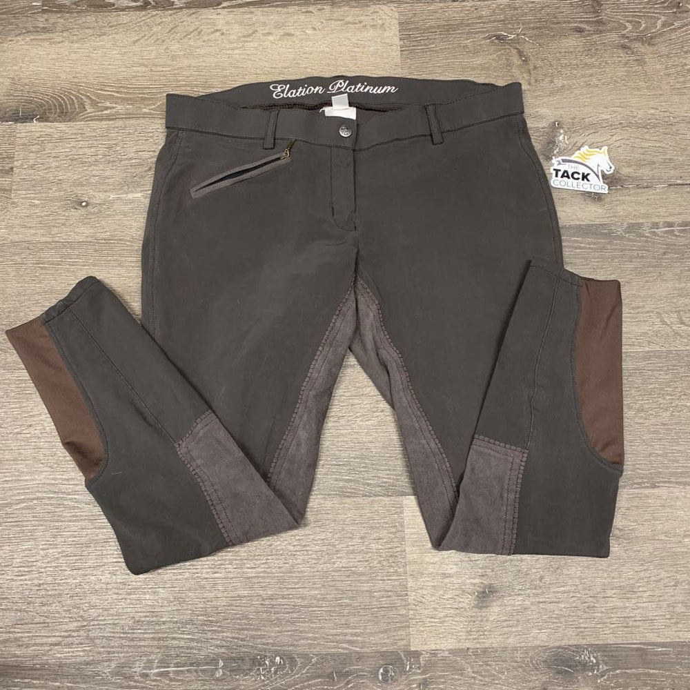 Full Seat Breeches *gc, v.pilly & rubbed seat, seam puckers, curled waist , older, faded, marks, discolored