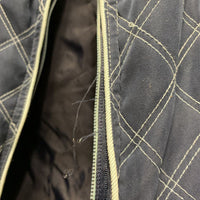 Quilt Vest, Zipper *vgc, mnr loose stitches, threads, faded, seam rubs
