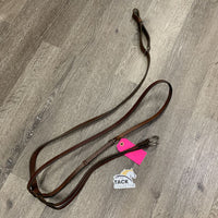 Flat Running Martingale *vgc, dry, stiff, older, rubs, tight keeper, scraped edges
