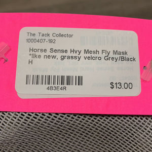 Hvy Mesh Fly Mask *like new, grassy velcro