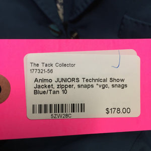 JUNIORS Technical Show Jacket, zipper, snaps *vgc, snags