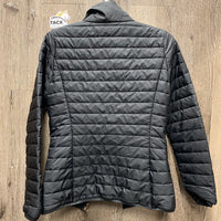 Quilt Jacket "Huska-Berg", zip *vgc, crinkles, torn Rt Pocket, BROKEN zipper (bottom)
