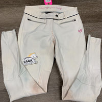 JUNIORS Breeches *gc, stained/discolored seat & legs, older, stains, frayed loop edges
