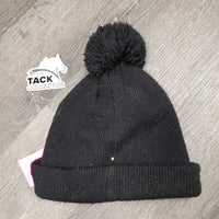 Winter Hat - Toque, Pom Pomm "Huska-Berg Farms" *clean, hairy, clumpy, rubs
