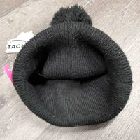 Winter Hat - Toque, Pom Pomm "Huska-Berg Farms" *clean, hairy, clumpy, rubs
