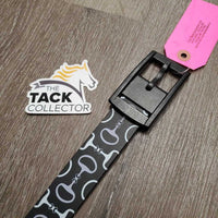 JUNIORS? Soft TPE Plastic Belt, buckle *vgc, clean, rubs, faded areas

