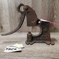 Vintage Riveter Puch *gc/fair, rusted, stiffbroken? spring *manually have to move punch back up
