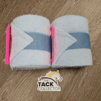 Pr Fleece Polos *gc, clean, clumpy, mnr edge stains
