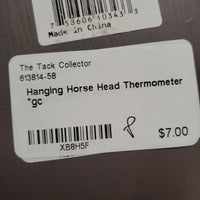 Hanging Horse Head Thermometer *gc
