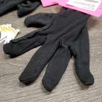 Thick Cloth Pimple Grip Gloves *vgc, clean, linty
