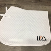 Quilt Jumper Saddle Pad, tabs "IDA" *like new, clean, mnr threads
