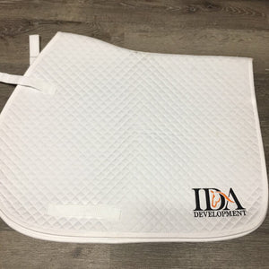 Quilt Jumper Saddle Pad, tabs "IDA" *like new, clean, mnr threads