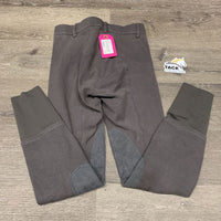 Hvy Cotton Breeches *gc/fair, v.faded, seat seam holes, pills, rubs
