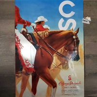 Calgary Stampede Poster 2023 "Show Riders" *vgc, bent corners & edges
