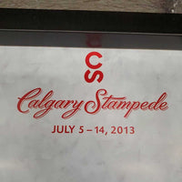 Calgary Stampede Poster 2013 "B&W Cowboy" *gc, bent corners & edges
