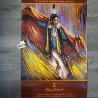 Calgary Stampede Poster 2011 "Dancer" *vgc, bent corners & edges
