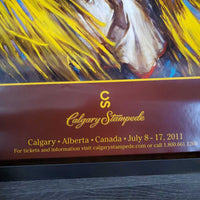 Calgary Stampede Poster 2011 "Dancer" *vgc, bent corners & edges
