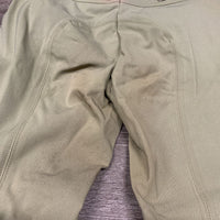 Euroseat Breeches *gc, older, seat & leg stains, v.pilly lining & ankles, undone stitching, rubs,pills
