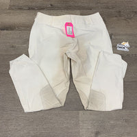 Side Zip Breeches *gc, stained seat & legs, older, dingy, seam puckers, stains, pilly ankles
