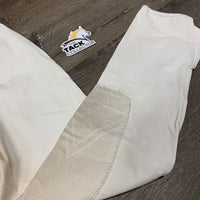 Side Zip Breeches *gc, stained seat & legs, older, dingy, seam puckers, stains, pilly ankles
