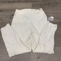 Hvy Side Zip Breeches *gc/fair, older, v.pilly inside & out, snags, dingy/discolored, seam puckers
