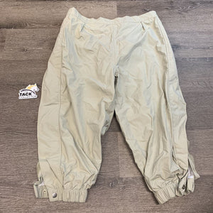 Rain Pants,snap sides *gc, stains, discolored seat & legs, wpf, dingy