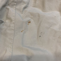 Rain Pants,snap sides *gc, stains, discolored seat & legs, wpf, dingy
