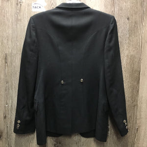 Wool Dressage Show Jacket *gc, older, faded? mnr hair, dirty cuffs/sleeves