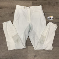 Full Seat Breeches *gc, pilly/linty lining, mnr threads, stained seat & legs, seam puckers, older
