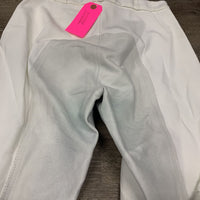 Full Seat Breeches *gc, pilly/linty lining, mnr threads, stained seat & legs, seam puckers, older
