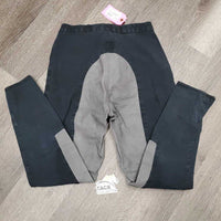 Full Seat Breeches *gc, faded, seam puckers, undone seat seams, older
