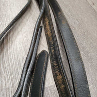 Thick Stirrup Leathers *gc, mnr twists, v.stiff, faded, bent, rubs & dents
