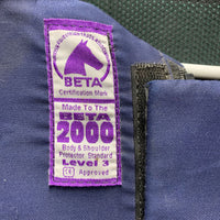 Solid Safety Vest, BETA 2000 Level 3 *vgc, mnr hair, rubs & dirt, stains, older, year??
