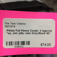 Fitted Full Fleece Cooler, 0 legs/tail *xc, mnr pills, rubs
