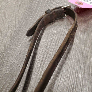 Flash Strap & Buckle Noseband Attachment *gc, curled, cracking, residue