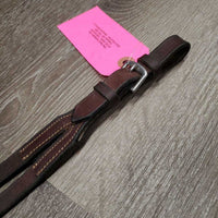 Flat Running Martingale Attachment, buckle *vgc, clean, stiff, dry, mnr residue
